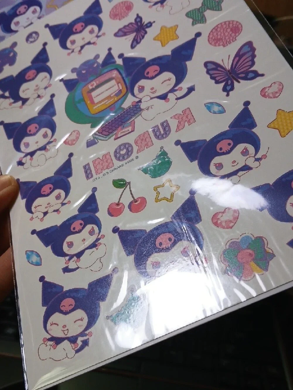Sanrio Kuromi   TATTOO Sheet